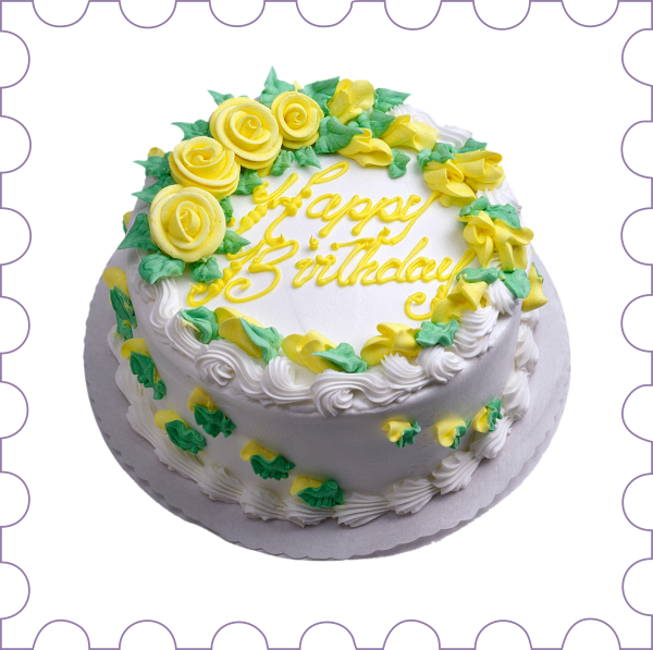 Картинка на прозрачном фоне торт с днем рождения