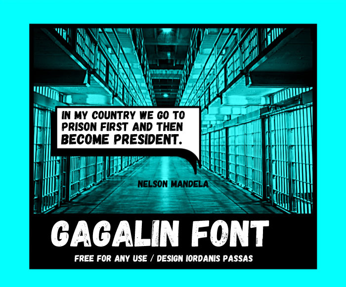 Бесплатный шрифт: Gagalin