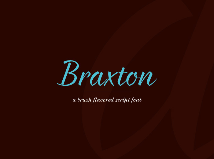 Бесплатный шрифт: Braxton